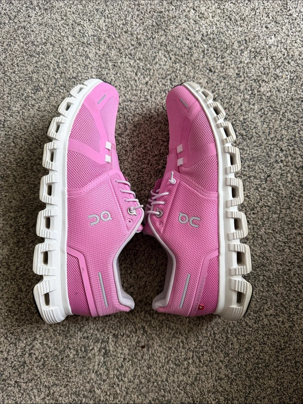 On Running Cloud Women's Pink Athletic Sneakers